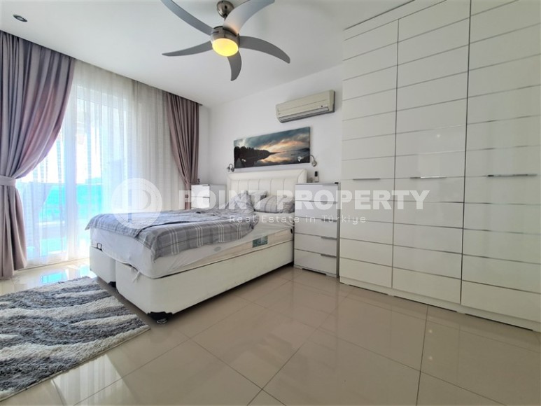 Атмосферная квартира 2+1 с современным дизайном, стильной мебелью и бытовой техникой в спокойном районе Аланьи - Тосмур-id-7921-фото-7