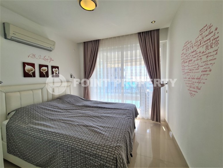 Атмосферная квартира 2+1 с современным дизайном, стильной мебелью и бытовой техникой в спокойном районе Аланьи - Тосмур-id-7921-фото-8