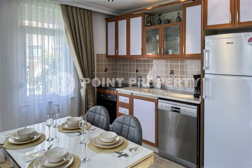 Просторная квартира 1+1, общей площадью 75 м2, в нескольких минутах ходьбы от моря и центра Аланьи-id-7923-фото-4