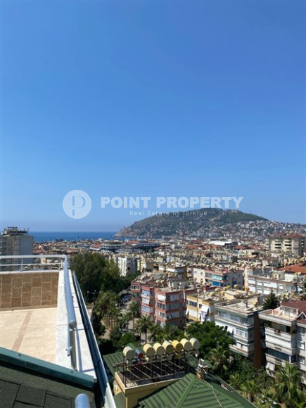 View four-room penthouse, 177m² in the heart of Alanya in a cozy residence with infrastructure-id-1617-photo-22