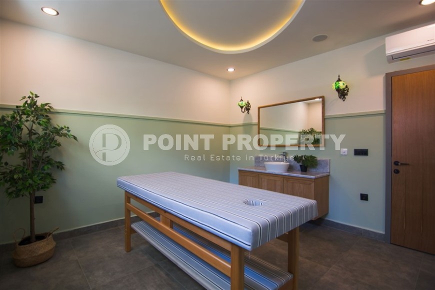 Благоустроенная квартира 2+1 на первой линии от моря, в центре престижного района Аланьи - Кестель-id-7927-фото-17