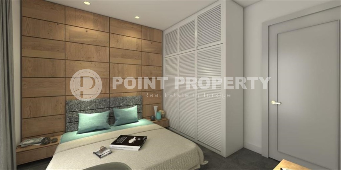 Квартира 1+1 в жилом комплексе на завершающем этапе строительства, в нескольких минутах ходьбы от центра района Махмутлар-id-7935-фото-5