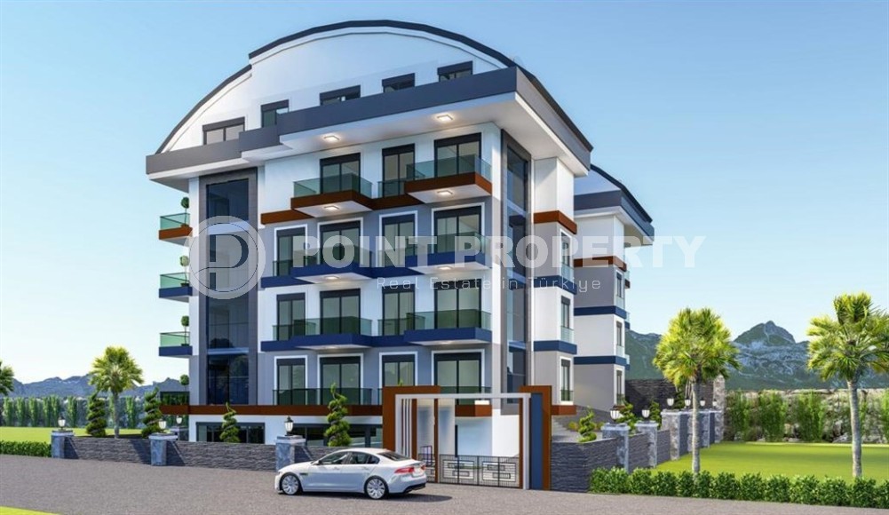 Квартира 1+1 в жилом комплексе на завершающем этапе строительства, в нескольких минутах ходьбы от центра района Махмутлар-id-7935-фото-7