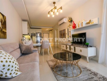 Атмосферная квартира с собственным садом на первой линии от моря, в центре престижного района Аланьи - Кестель-id-7944-фото-3