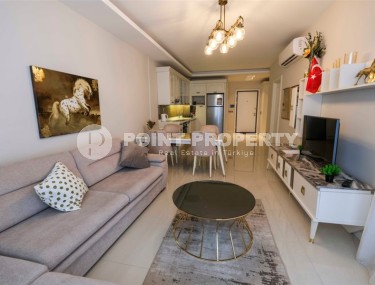 Атмосферная квартира с собственным садом на первой линии от моря, в центре престижного района Аланьи - Кестель-id-7944-фото-4