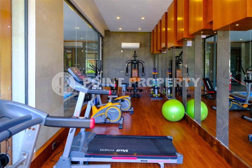 Атмосферная квартира с собственным садом на первой линии от моря, в центре престижного района Аланьи - Кестель-id-7944-фото-13