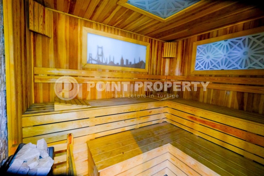 Атмосферная квартира с собственным садом на первой линии от моря, в центре престижного района Аланьи - Кестель-id-7944-фото-14