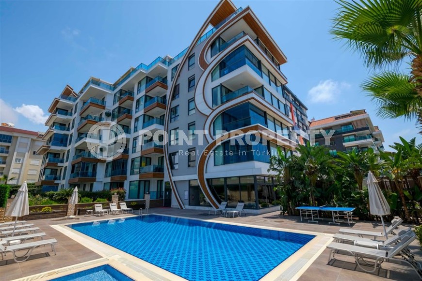 Атмосферная квартира с собственным садом на первой линии от моря, в центре престижного района Аланьи - Кестель-id-7944-фото-17