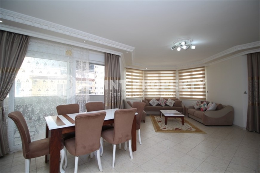 Просторная квартира 2+1, общей площадью 110 м2, на 3-м этаже в резиденции с бассейном и садом-id-7947-фото-2