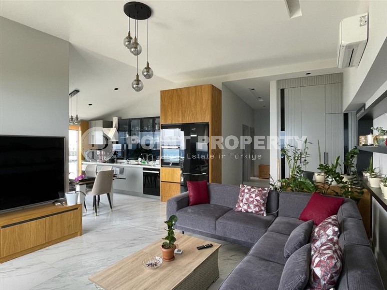 Квартира с роскошным видом на море в 50 метрах от пляжа, в центре района Каргыджак-id-7949-фото-3