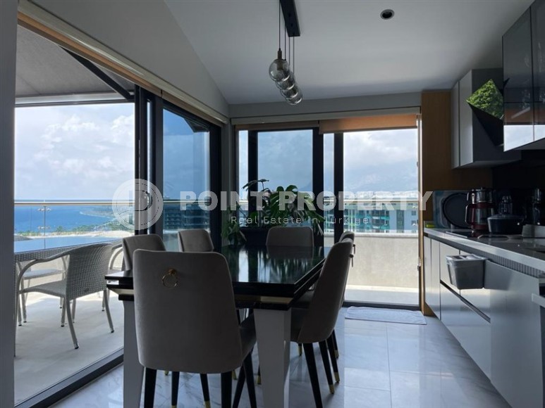 Квартира с роскошным видом на море в 50 метрах от пляжа, в центре района Каргыджак-id-7949-фото-6