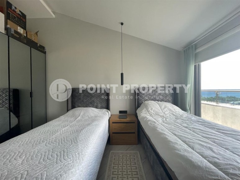 Квартира с роскошным видом на море в 50 метрах от пляжа, в центре района Каргыджак-id-7949-фото-10
