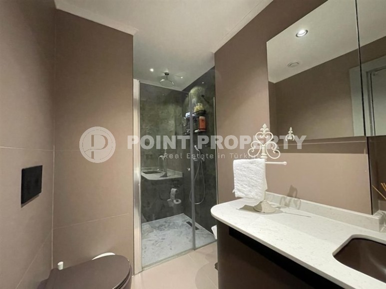 Квартира с роскошным видом на море в 50 метрах от пляжа, в центре района Каргыджак-id-7949-фото-12