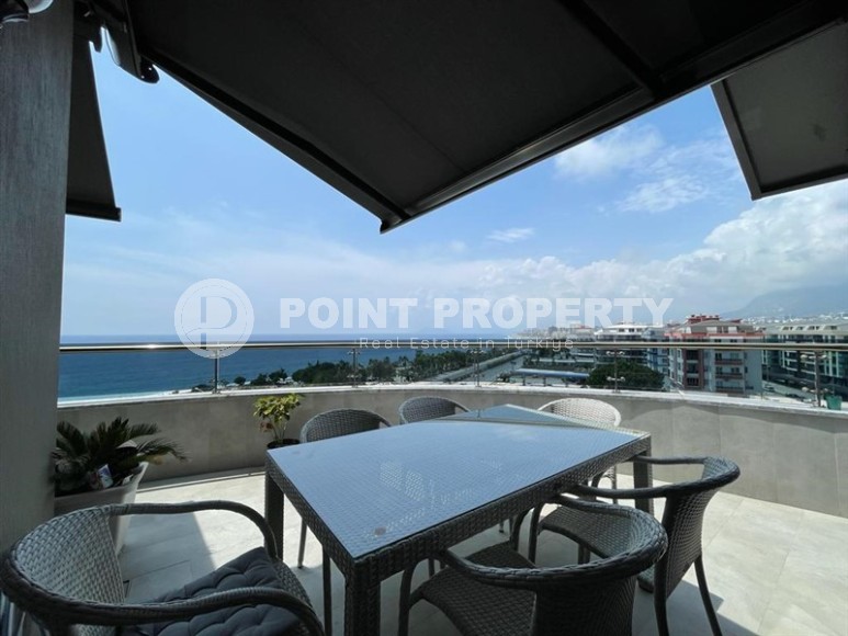 Квартира с роскошным видом на море в 50 метрах от пляжа, в центре района Каргыджак-id-7949-фото-13