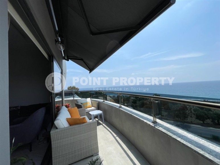 Квартира с роскошным видом на море в 50 метрах от пляжа, в центре района Каргыджак-id-7949-фото-15