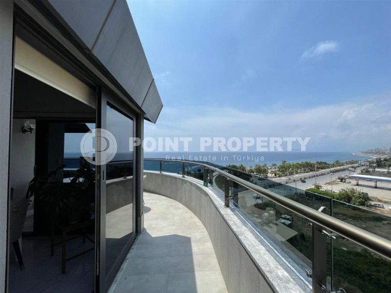 Квартира с роскошным видом на море в 50 метрах от пляжа, в центре района Каргыджак-id-7949-фото-16