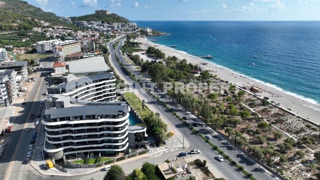 Квартира с роскошным видом на море в 50 метрах от пляжа, в центре района Каргыджак-id-7949-фото-29