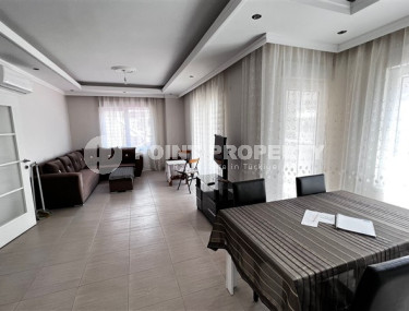 Трехкомнатная квартира, 95м², в новой резиденции с бассейном в районе Кестель, Аланья-id-1620-фото-2