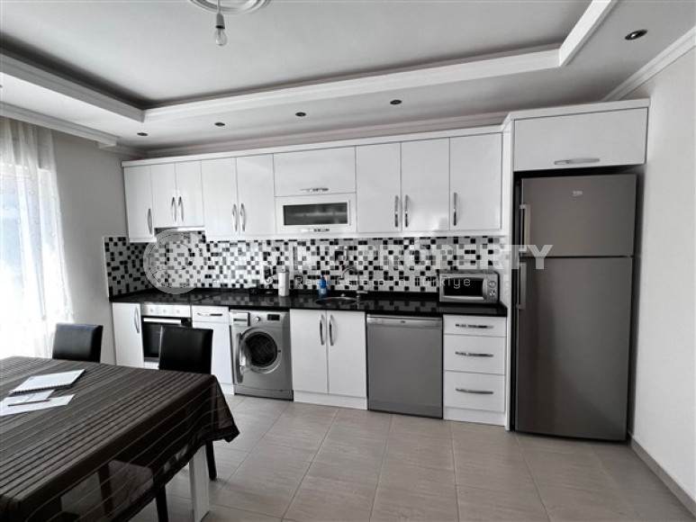 Трехкомнатная квартира, 95м², в новой резиденции с бассейном в районе Кестель, Аланья-id-1620-фото-3