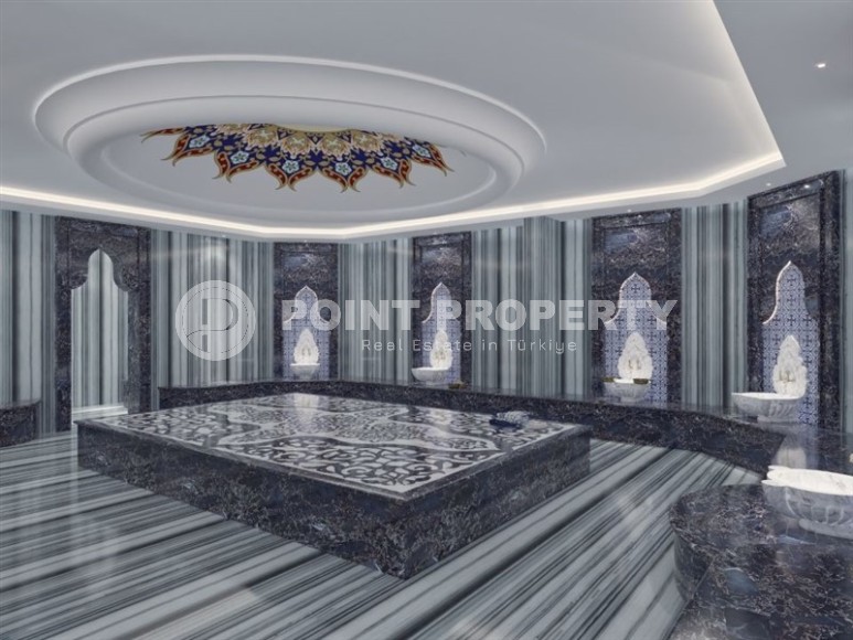 Квартира 1+1, общей площадью 45 м2, на 1-м этаже в жилом комплексе, ввод в эксплуатацию состоится в августе 2024 года-id-7956-фото-13