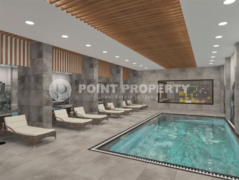 Квартира 1+1, общей площадью 45 м2, на 1-м этаже в жилом комплексе, ввод в эксплуатацию состоится в августе 2024 года-id-7956-фото-15