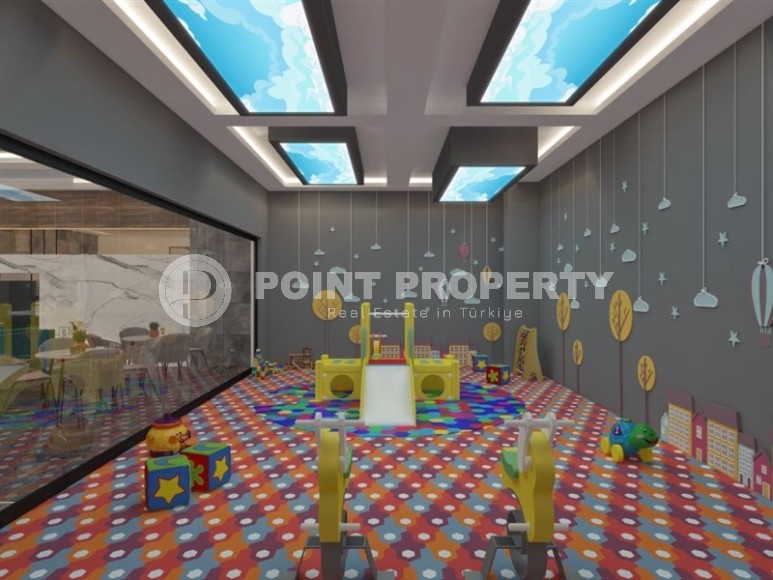 Квартира 1+1, общей площадью 45 м2, на 1-м этаже в жилом комплексе, ввод в эксплуатацию состоится в августе 2024 года-id-7956-фото-16