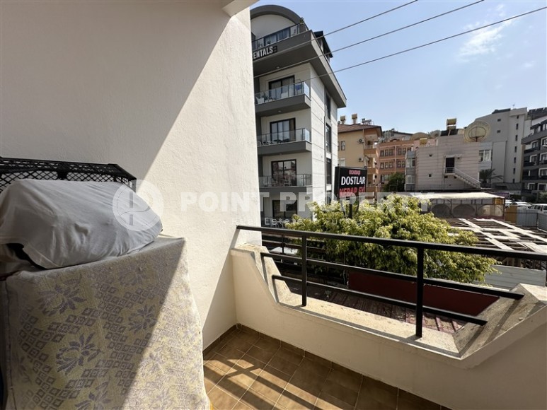 Доступная по цене квартира с роскошной локацией в 200 метрах от пляжа Клеопатры, в центре Аланьи-id-7967-фото-11