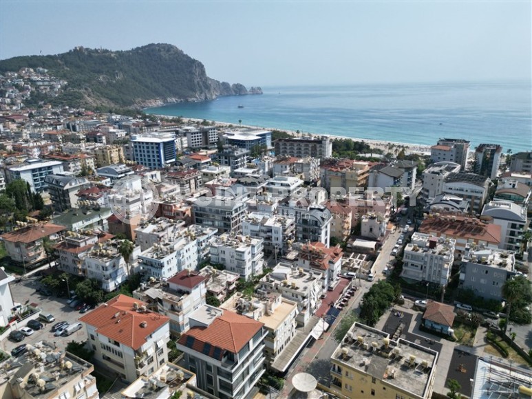 Доступная по цене квартира с роскошной локацией в 200 метрах от пляжа Клеопатры, в центре Аланьи-id-7967-фото-14