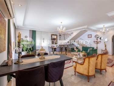 Большая двухуровневая квартира 3+1 с мебелью и бытовой техникой, в 400 метрах от моря.-id-7969-фото-3