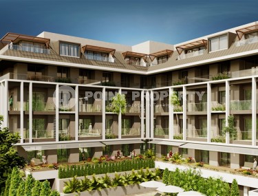 Small apartment 1+1, with a total area of 68 m2, on the 1st floor in a residential complex under construction-id-7978-photo-1