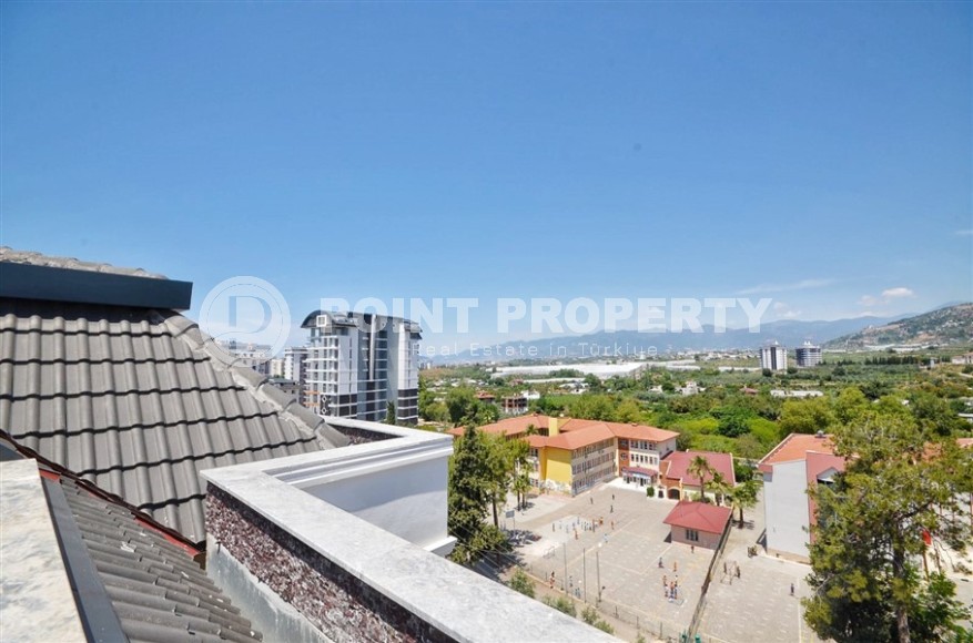 Новая двухуровневая квартира с чистовой отделкой в 900 метрах от моря, в современном районе Аланьи - Махмутлар-id-7980-фото-18