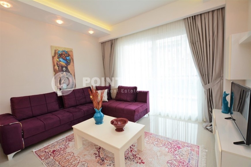 Modern, comfortable 1+1 apartment 250 meters from the beach, in the center of Mahmutlar-id-7986-photo-2
