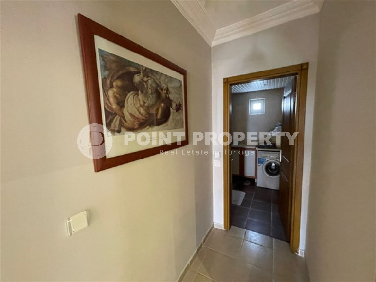 Уютная трехкомнатная квартира, 110м², с мебелью и бытовой техникой в центре Алании-id-1623-фото-12