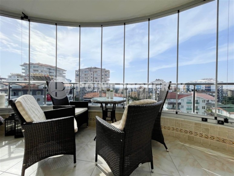 Атмосферная квартира 2+1 с двумя большими застекленными балконами, в 700 метрах от моря-id-7990-фото-13