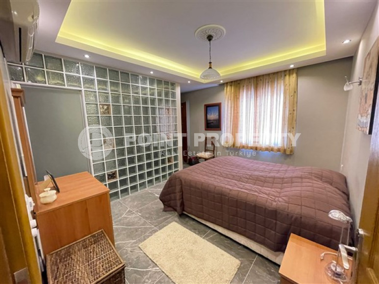 Уютная трехкомнатная квартира, 110м², с мебелью и бытовой техникой в центре Алании-id-1623-фото-13