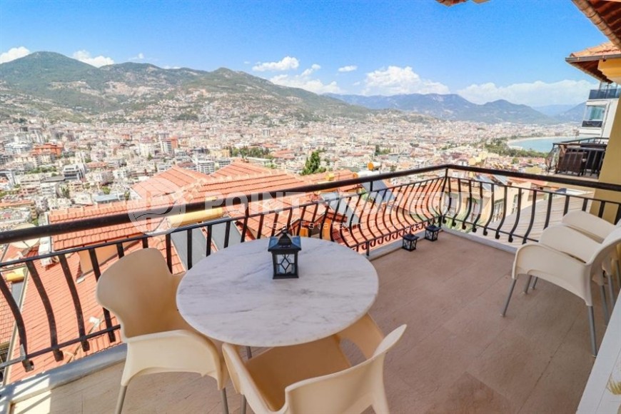 Атмосферная квартира с роскошным видом на море и крепость Аланьи в историческом районе города - Кале-id-7993-фото-14