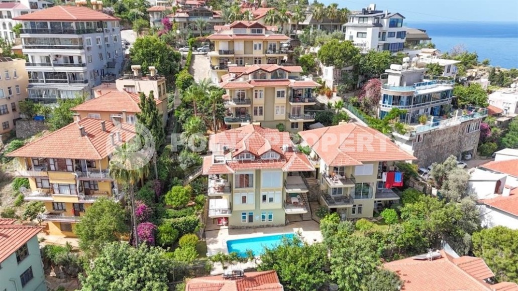 Атмосферная квартира с роскошным видом на море и крепость Аланьи в историческом районе города - Кале-id-7993-фото-22