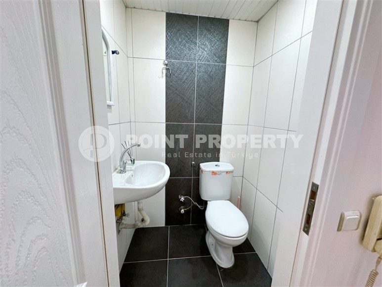 Уютная квартира 2+1 с панорамным видом на город и море, в центре спокойного района Аланьи - Тосмур-id-7362-фото-16