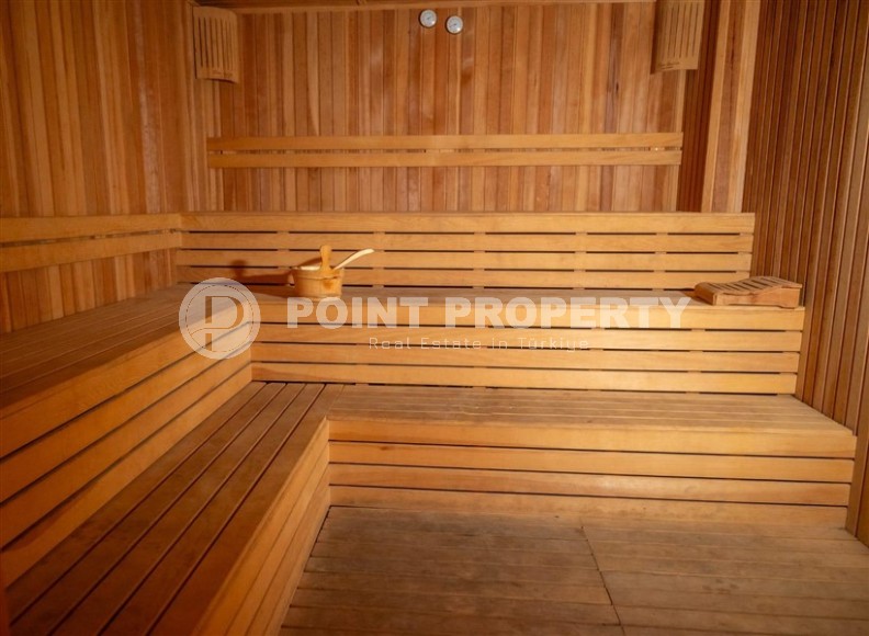 Уютная квартира 2+1 с панорамным видом на город и море, в центре спокойного района Аланьи - Тосмур-id-7362-фото-22