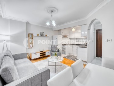 Modern 1+1 apartment 450 meters from the famous Cleopatra Beach, in the center of Alanya-id-8000-photo-4