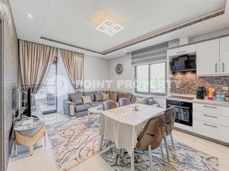 Стильная, комфортабельная квартира 1+1 в 350 метрах от моря, в престижном районе Аланьи - Каргыджак-id-8007-фото-2