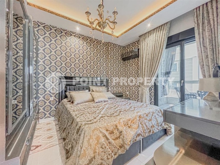 Стильная, комфортабельная квартира 1+1 в 350 метрах от моря, в престижном районе Аланьи - Каргыджак-id-8007-фото-8