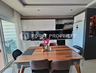 Панорамная двухуровневая квартира с видом на море и горы, в центре живописного района Аланьи - Тосмур-id-8016-фото-4