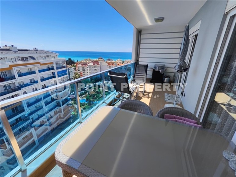 Panoramic two-level apartment with sea and mountain views, in the center of the picturesque area of Alanya - Tosmur-id-8016-photo-20