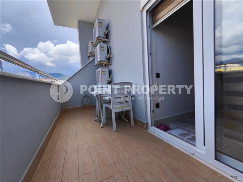 Panoramic two-level apartment with sea and mountain views, in the center of the picturesque area of Alanya - Tosmur-id-8016-photo-24