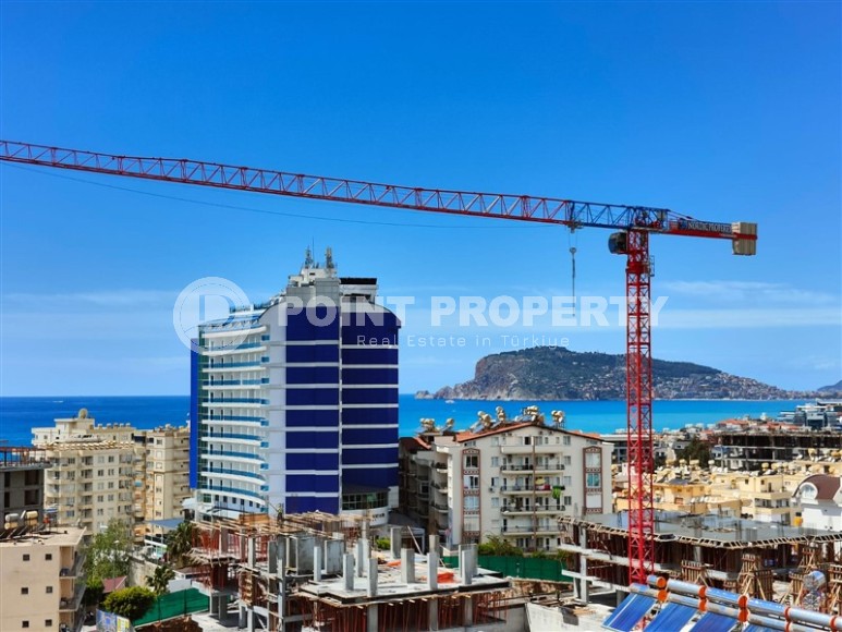 Panoramic two-level apartment with sea and mountain views, in the center of the picturesque area of Alanya - Tosmur-id-8016-photo-27