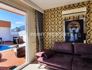 Атмосферная вилла с панорамным видом на город и море, в престижном районе Аланьи - Каргыджак-id-8018-фото-3