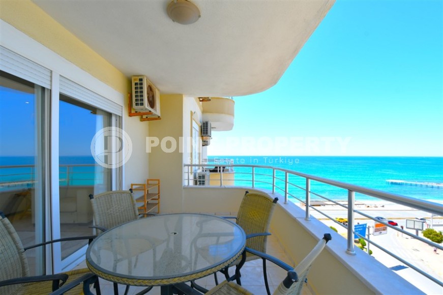 Панорамная квартира с видом на море и гору Кале, в центре благоустроенного района Аланьи - Тосмур-id-8026-фото-13