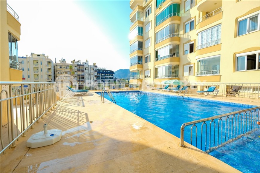 Панорамная квартира с видом на море и гору Кале, в центре благоустроенного района Аланьи - Тосмур-id-8026-фото-17