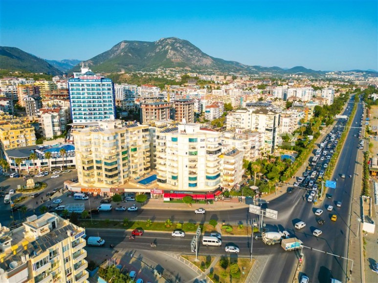 Панорамная квартира с видом на море и гору Кале, в центре благоустроенного района Аланьи - Тосмур-id-8026-фото-20